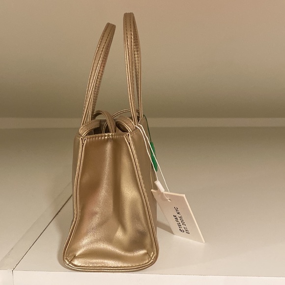 Telfar small gold shopping bag NWT - Picture 2 of 2